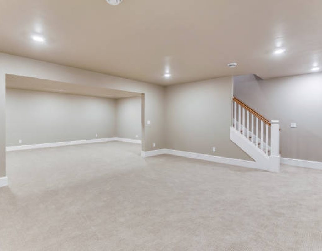 Custom basement renovation project for Madison WI homeowners