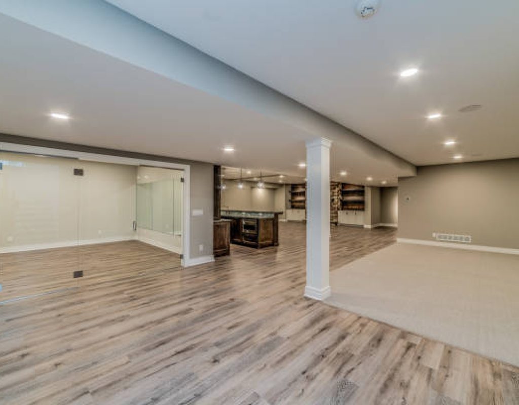 Stylish basement remodel with quality craftsmanship