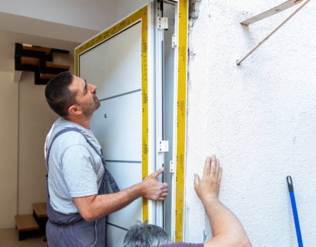 Seamless door replacement in Waunakee, WI with smooth modern installation process